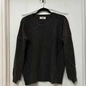 868 Brown Crewneck wool/cashmere Sweater